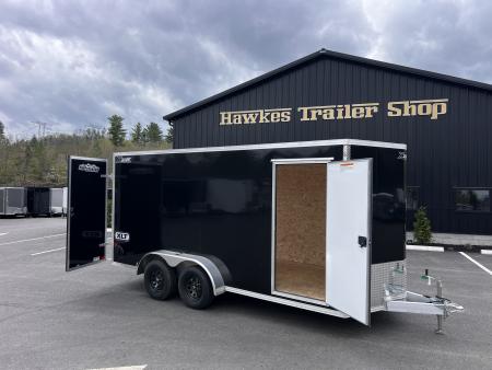 New 2026 High Country 7x16 + 18  V-Nose/ XLT Aluminum trailer /Barn Door/ 7'interior -7000GVW