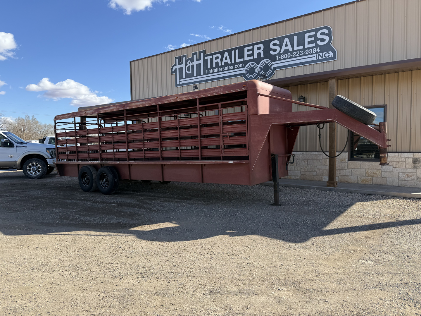 Used 1993 WW LIVESTOCK Stock / Stock Combo Trailer