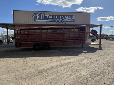 Used 1993 WW LIVESTOCK Stock / Stock Combo Trailer