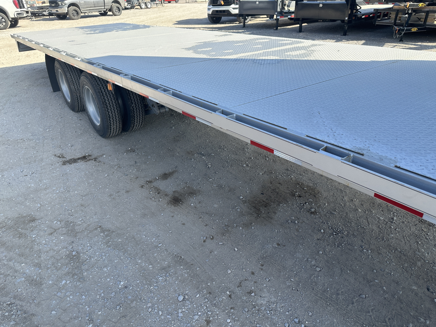 New 2025 Road Boss 40' Gooseneck Flatbed / Crew House Office Trailer