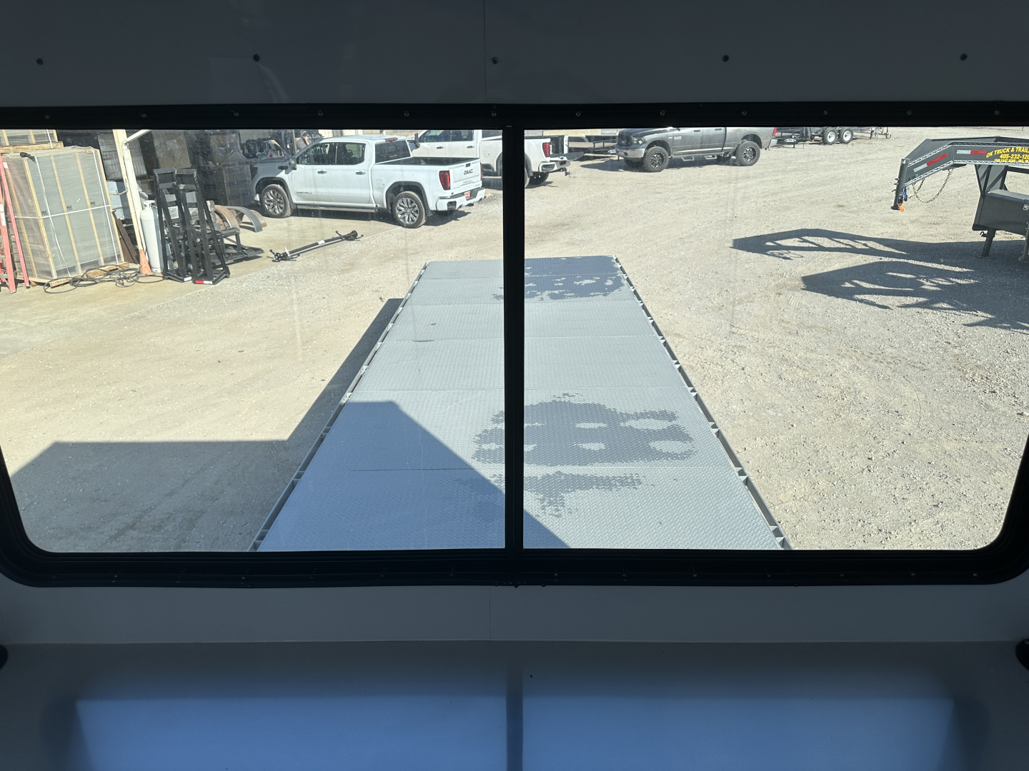 New 2025 Road Boss 40' Gooseneck Flatbed / Crew House Office Trailer