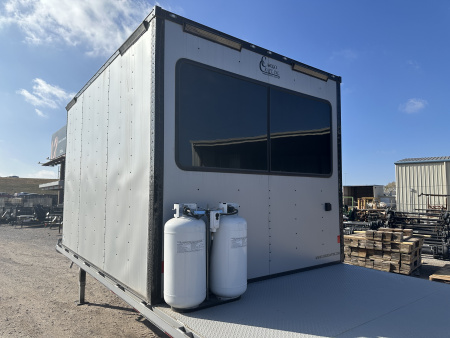 New 2025 Road Boss 40' Gooseneck Flatbed / Crew House Office Trailer