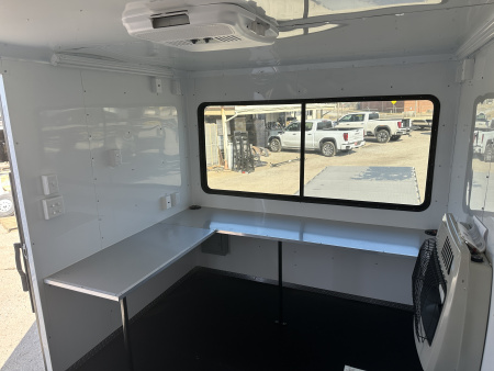 New 2025 Road Boss 40' Gooseneck Flatbed / Crew House Office Trailer