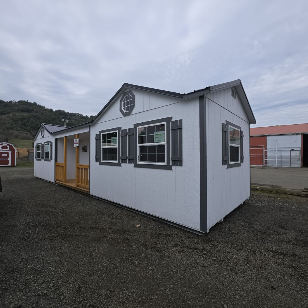 New SHED 2025 Old Hickory WCPH CENTER PORCH 12X40 COTTAGE PORTABLE BUILDING