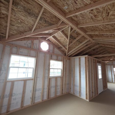 New SHED 2025 Old Hickory WCPH CENTER PORCH 12X40 COTTAGE PORTABLE BUILDING