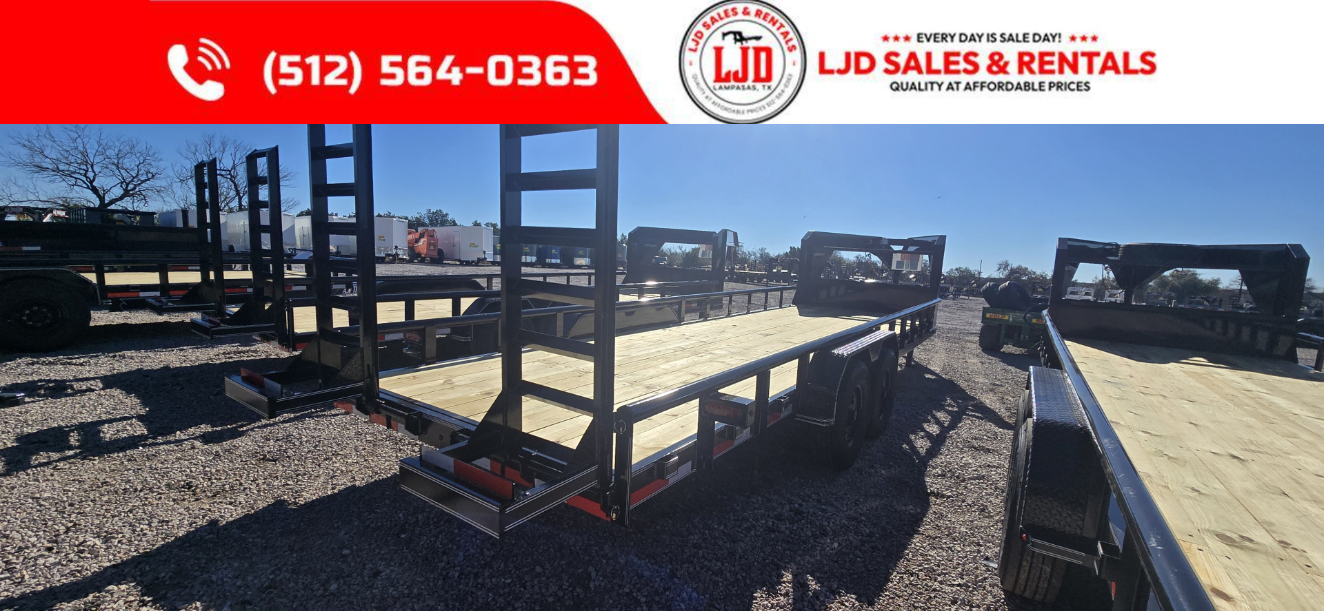 New 2026 A&V - 83" x 24' - HD Pipetop Equipment Trailer