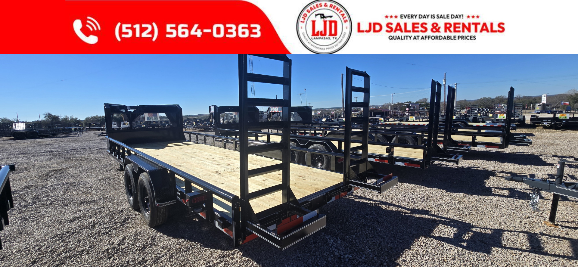 New 2026 A & V - Lowboy Gooseneck Trailer 16k GVWR - 14 Ply Tires