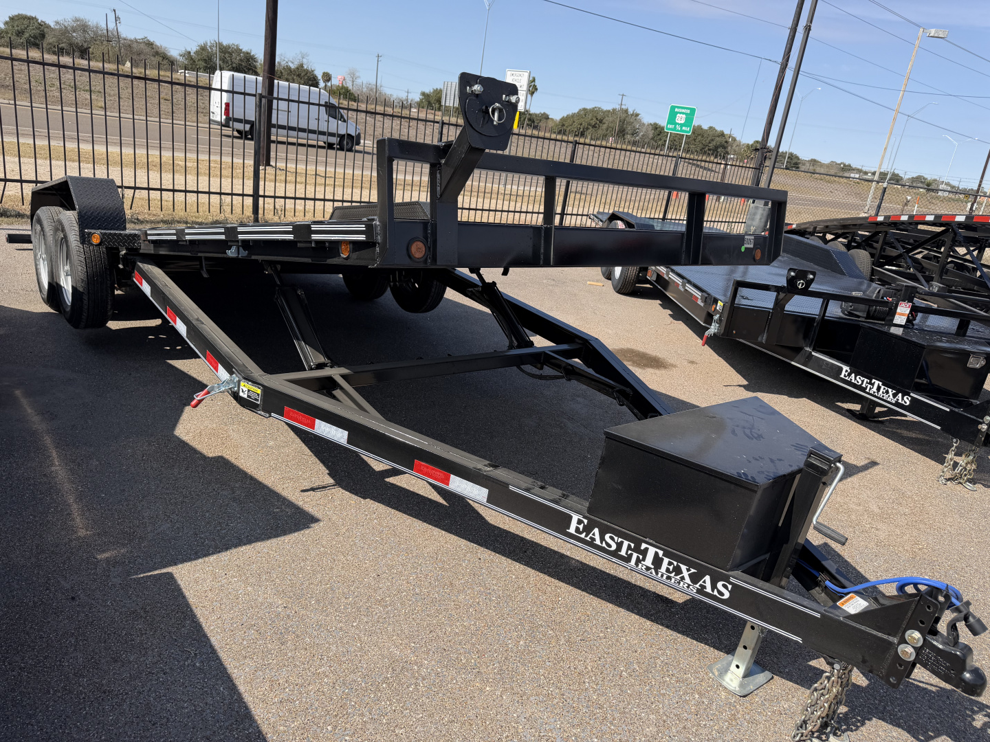 New 2026 East Texas Trailers 83x20ft Tilt Car Hauler 10k