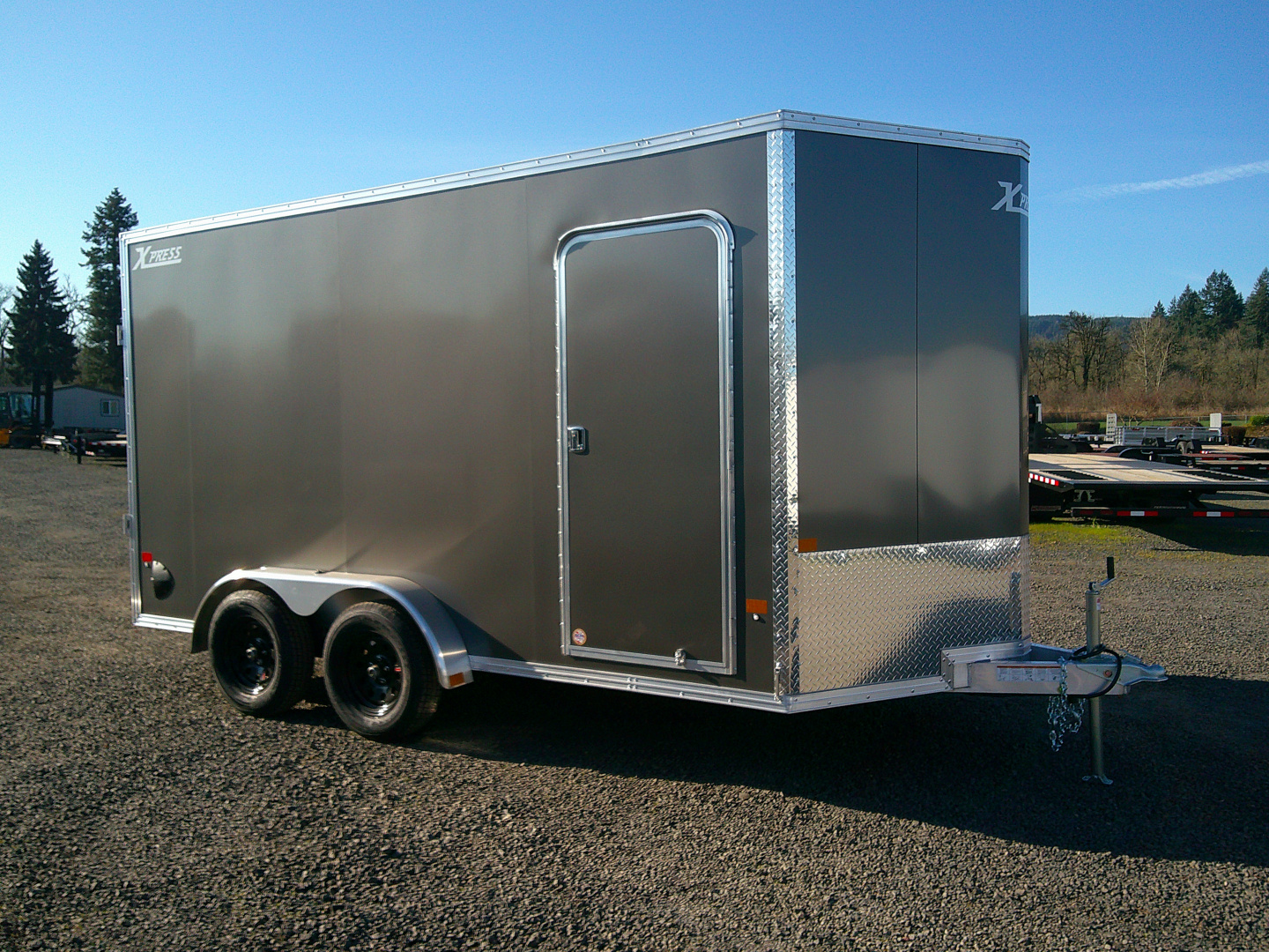 New 2026 ALCOM 7.4x14 7K Aluminum Cargo / Enclosed Trailer