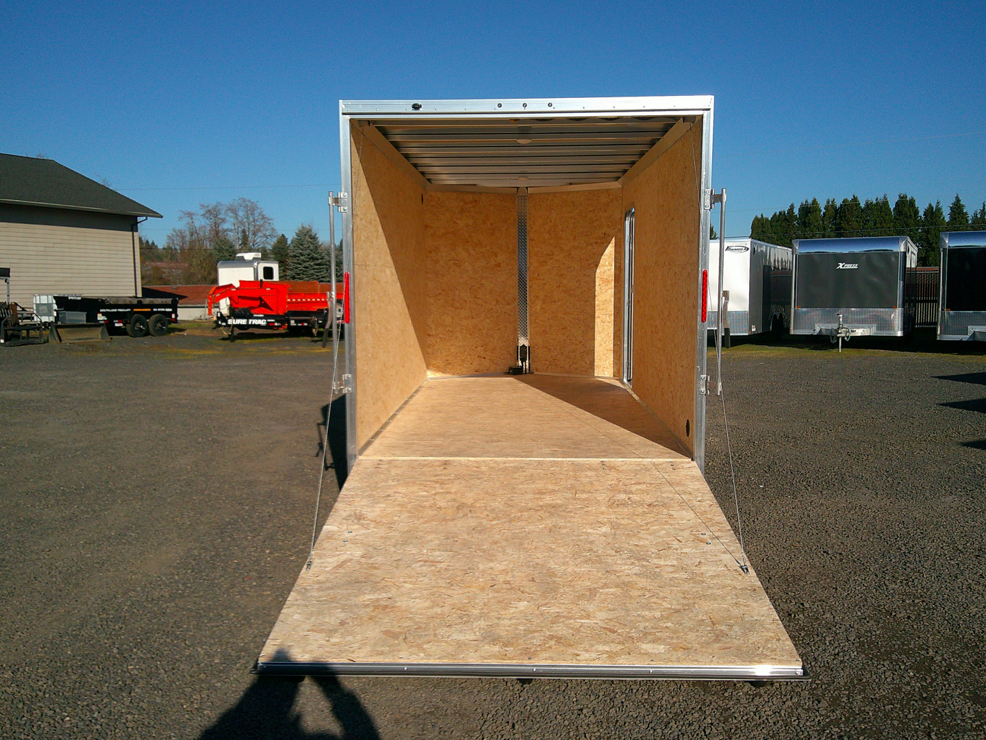 New 2026 ALCOM 7.4x14 7K Aluminum Cargo / Enclosed Trailer