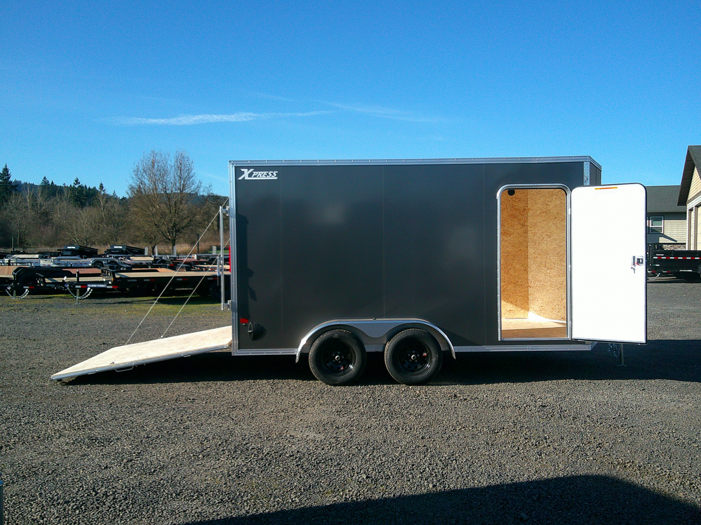 New 2026 ALCOM 7.4x14 7K Aluminum Cargo / Enclosed Trailer