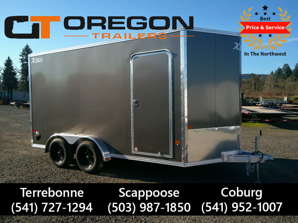 New 2026 ALCOM 7.4x14 7K Aluminum Cargo / Enclosed Trailer