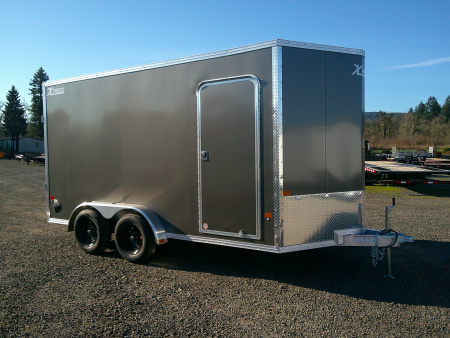New 2026 ALCOM 7.4x14 7K Aluminum Cargo / Enclosed Trailer