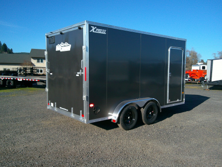New 2026 ALCOM 7.4x14 7K Aluminum Cargo / Enclosed Trailer