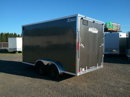 New 2026 ALCOM 7.4x14 7K Aluminum Cargo / Enclosed Trailer