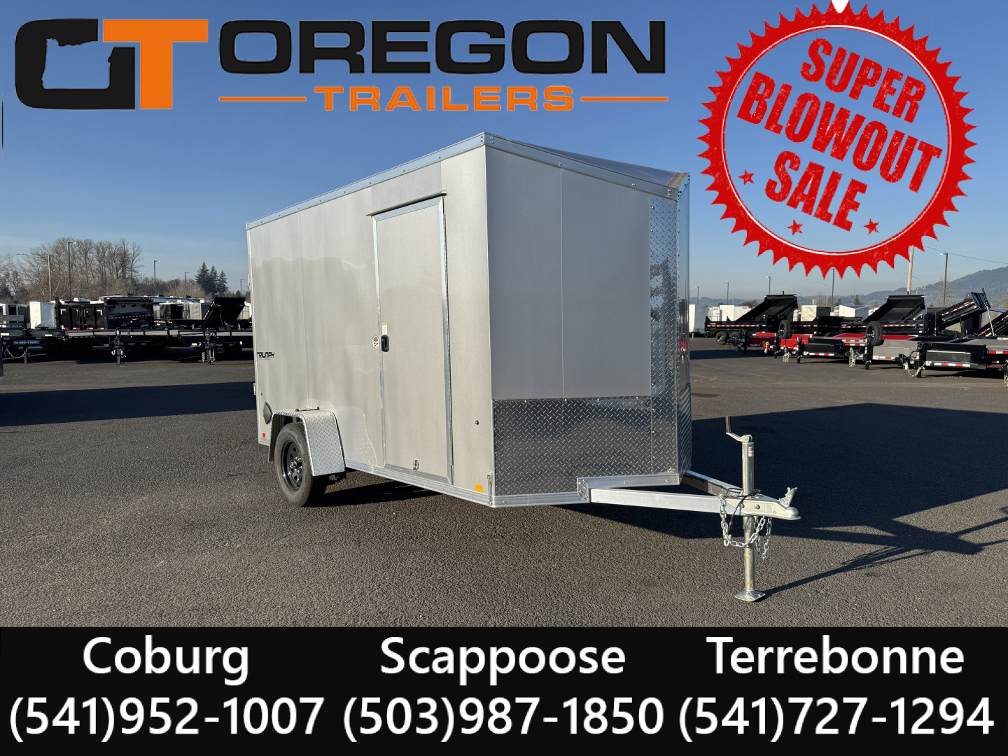 New 2026 Formula Triumph 6x12 Aluminum Enclosed Trailer 3K GVWR