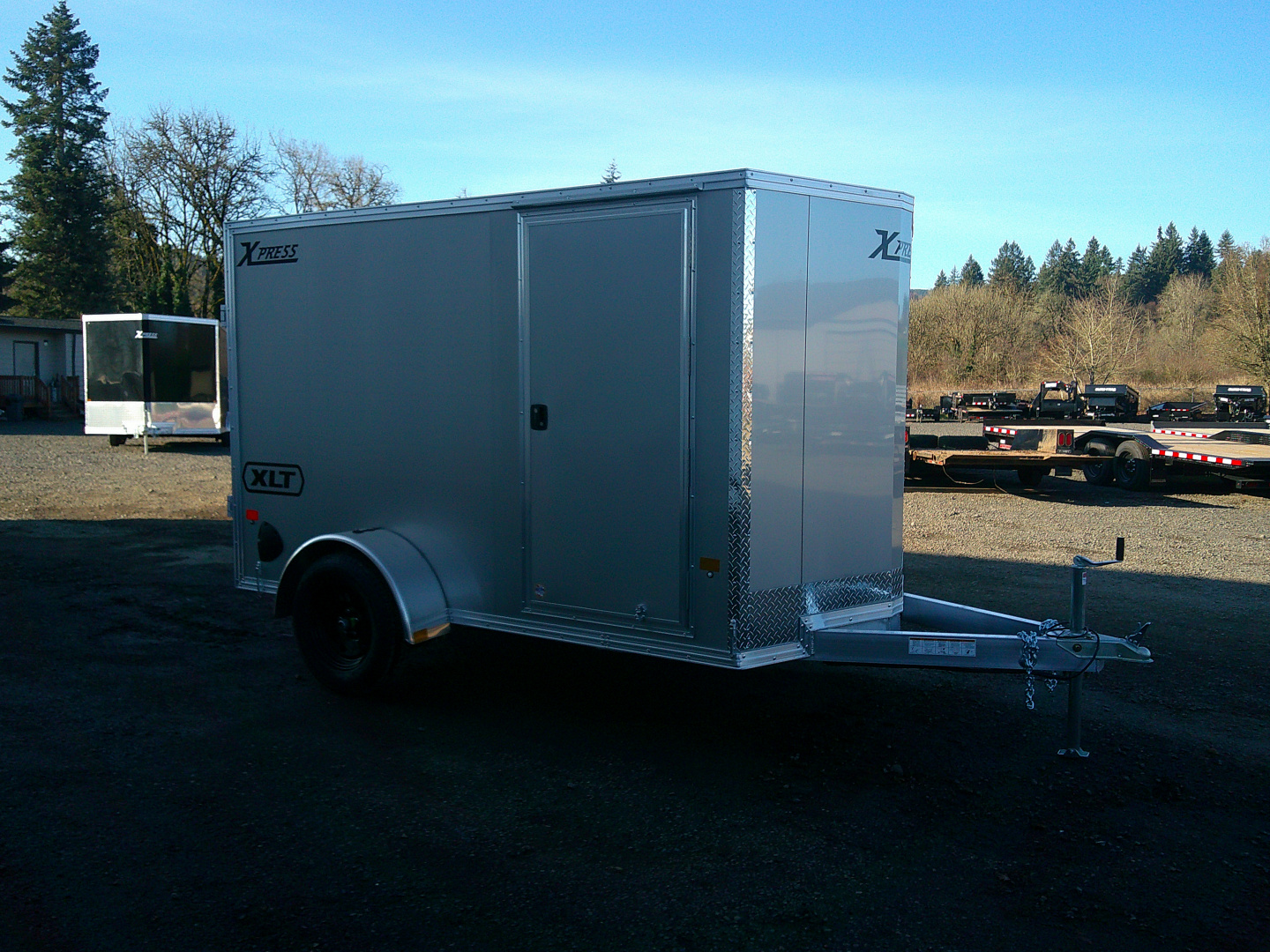 New 2026 ALCOM 6x10 3K Aluminum Cargo / Enclosed Trailer