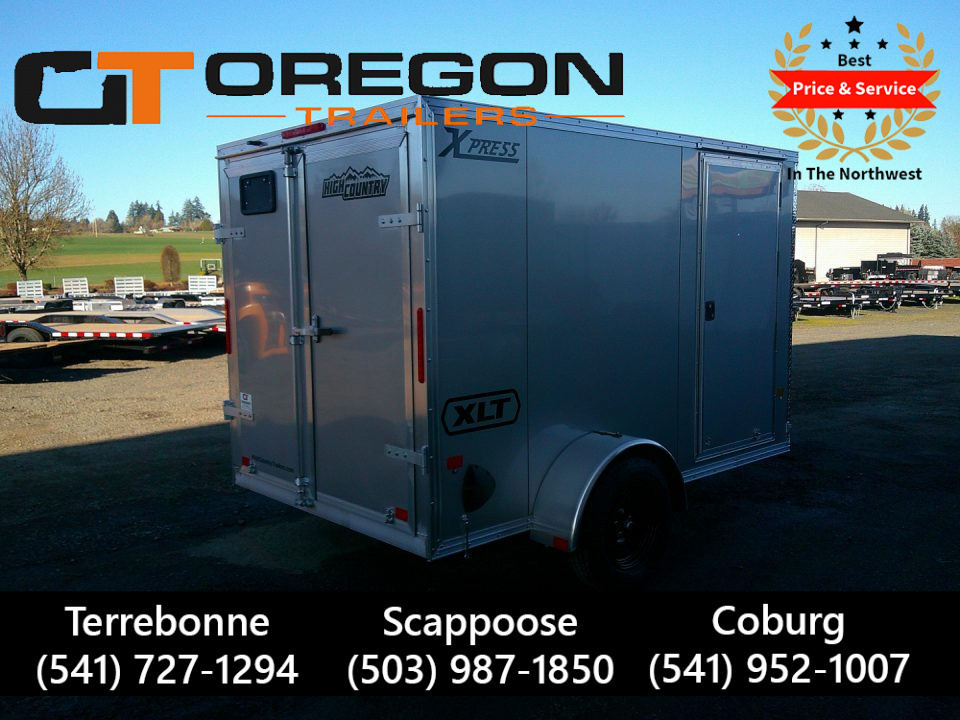 New 2026 ALCOM 6x10 3K Aluminum Cargo / Enclosed Trailer