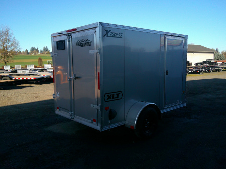 New 2026 ALCOM 6x10 3K Aluminum Cargo / Enclosed Trailer