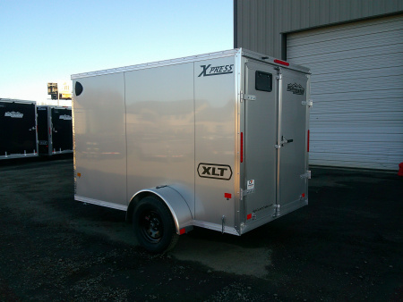 New 2026 ALCOM 6x10 3K Aluminum Cargo / Enclosed Trailer