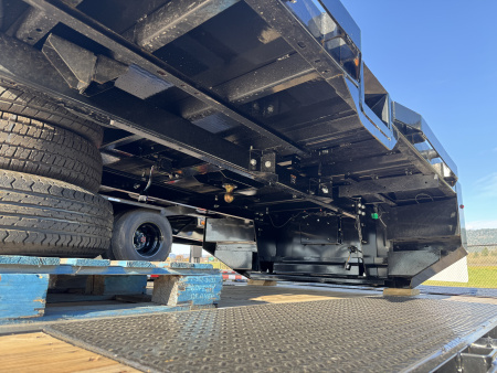 New 2026 Sure-Trac 7x8.5 Steel Flatbed Truck Bed w/ Gooseneck Receiver