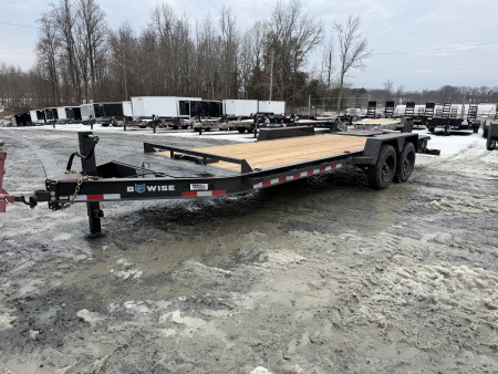 New 2026 BWISE flatbed 20' Equipment Trailer 17.5 gvwr