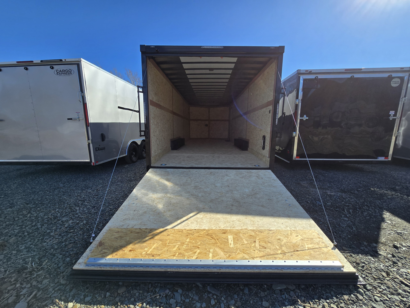 New 2026 Wells Cargo 8.5x24 10K Enclosed Trailer- Two Tone Paint- Ramp Extension- Sidewall Vents- Alloy Wheels- Recessed Entry Step