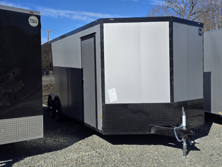 New 2026 Wells Cargo 8.5x24 10K Enclosed Trailer- Two Tone Paint- Ramp Extension- Sidewall Vents- Alloy Wheels- Recessed Entry Step