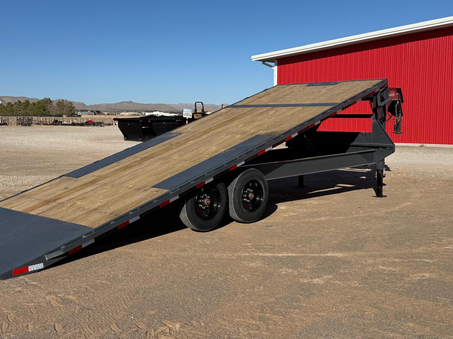 New 2026 Lamar Trailers 102" X 24' FA - 16K DECK-OVER TILT GN Tilt Trailer
