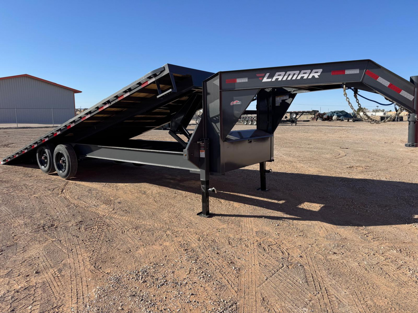 New 2026 Lamar Trailers 102" X 24' FA - 16K DECK-OVER TILT GN Tilt Trailer
