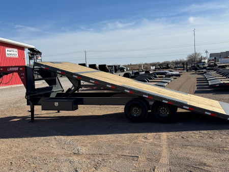 New 2026 Lamar Trailers 102" X 24' FA - 16K DECK-OVER TILT GN Tilt Trailer