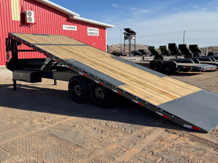New 2026 Lamar Trailers 102" X 24' FA - 16K DECK-OVER TILT GN Tilt Trailer