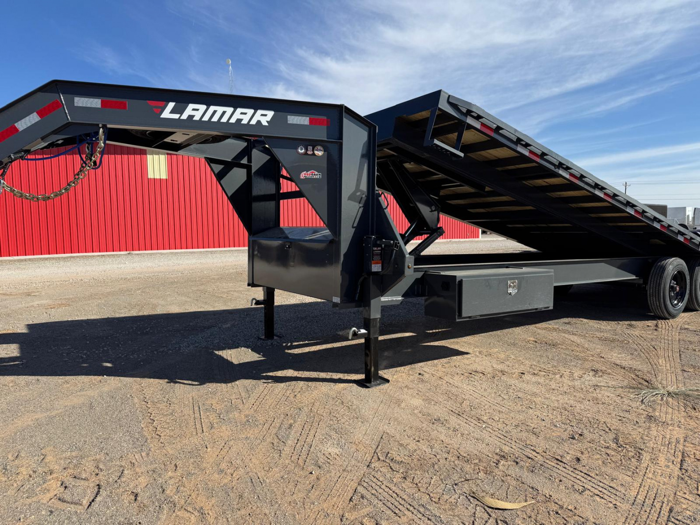 New 2026 Lamar Trailers 102" X 26' FA - 16K DECK-OVER TILT GN Tilt Trailer