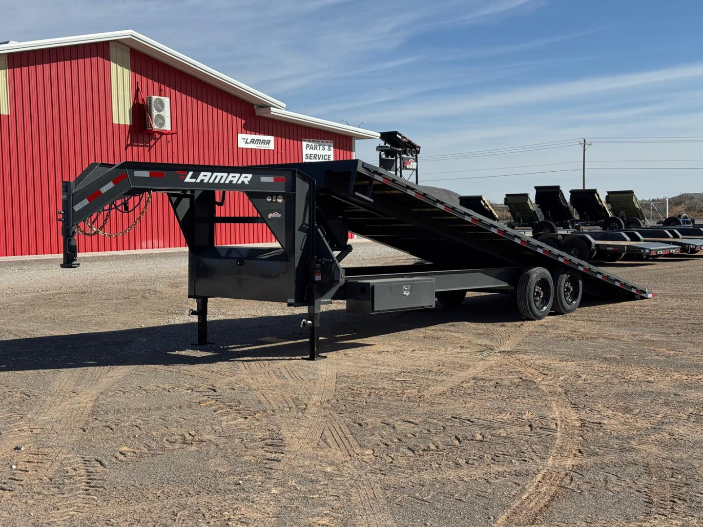 New 2026 Lamar Trailers 102" X 26' FA - 16K DECK-OVER TILT GN Tilt Trailer