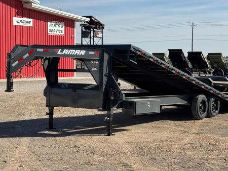 New 2026 Lamar Trailers 102" X 26' FA - 16K DECK-OVER TILT GN Tilt Trailer