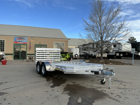 New 2026 Aluma 7814TA-EL-TG44-RTD Utility Trailer