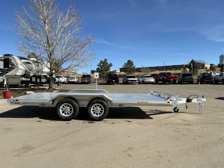 New 2026 Aluma WB16-TA-EL-DOF-R-RR-RTD Flatbed Trailer