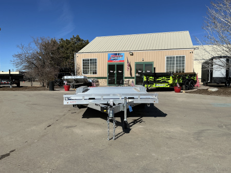 New 2026 Aluma WB16-TA-EL-DOF-R-RR-RTD Flatbed Trailer