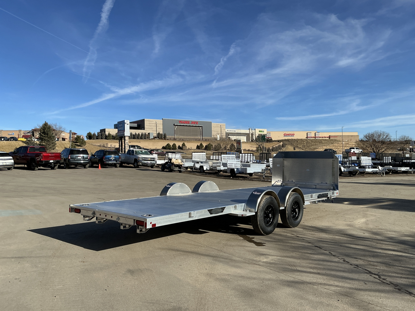 New 2026 Aluma 8220H-LP-TILT-TA-EL-R-RTD Flatbed Trailer