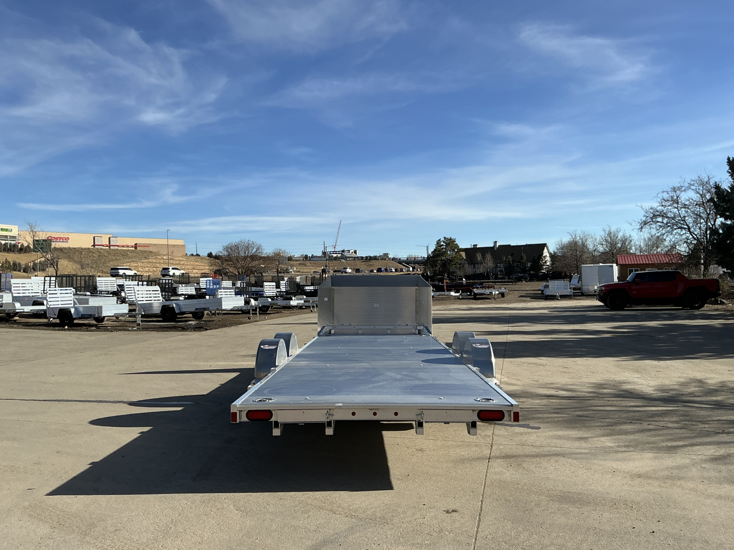 New 2026 Aluma 8220H-LP-TILT-TA-EL-R-RTD Flatbed Trailer
