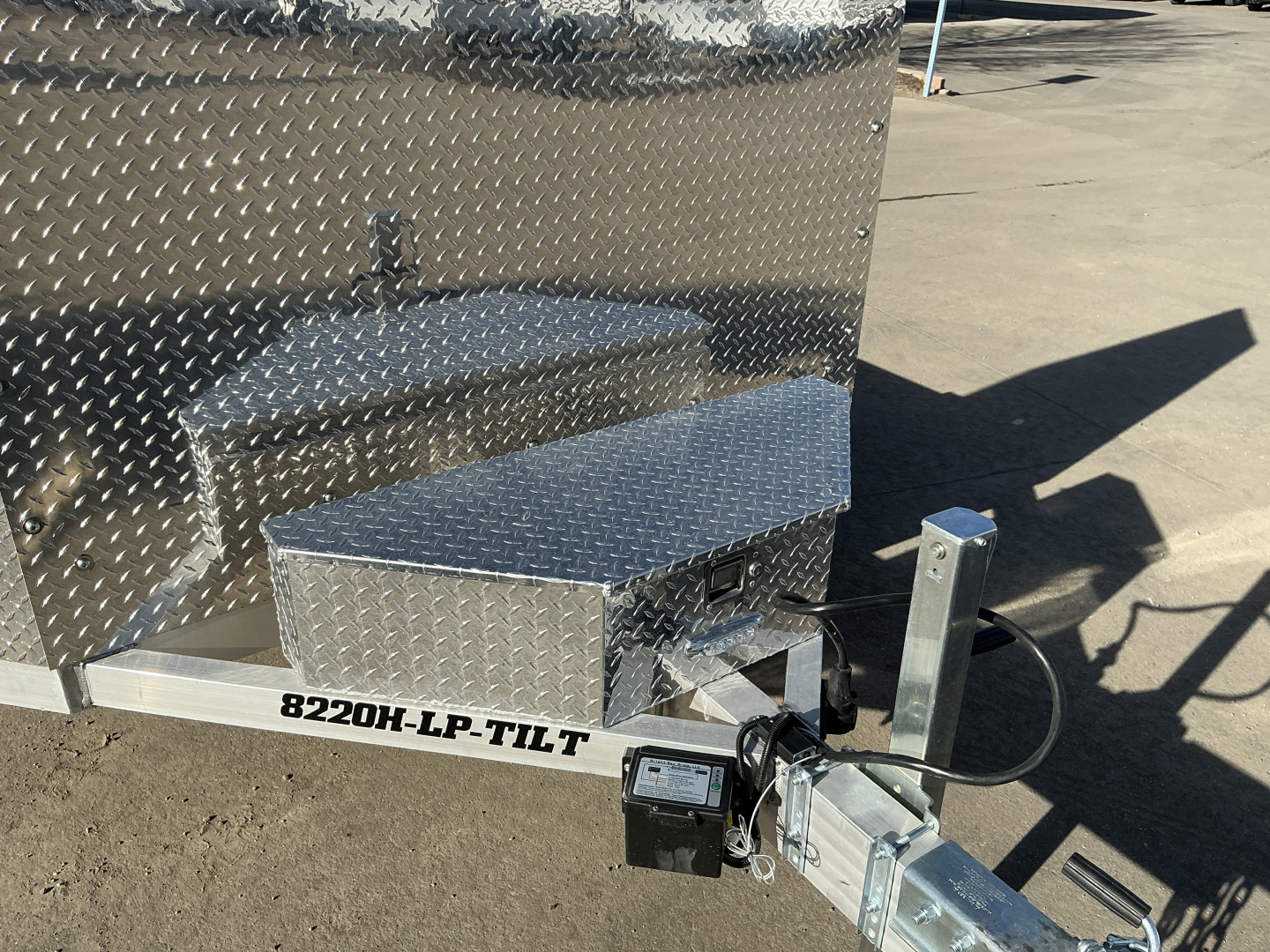 New 2026 Aluma 8220H-LP-TILT-TA-EL-R-RTD Flatbed Trailer