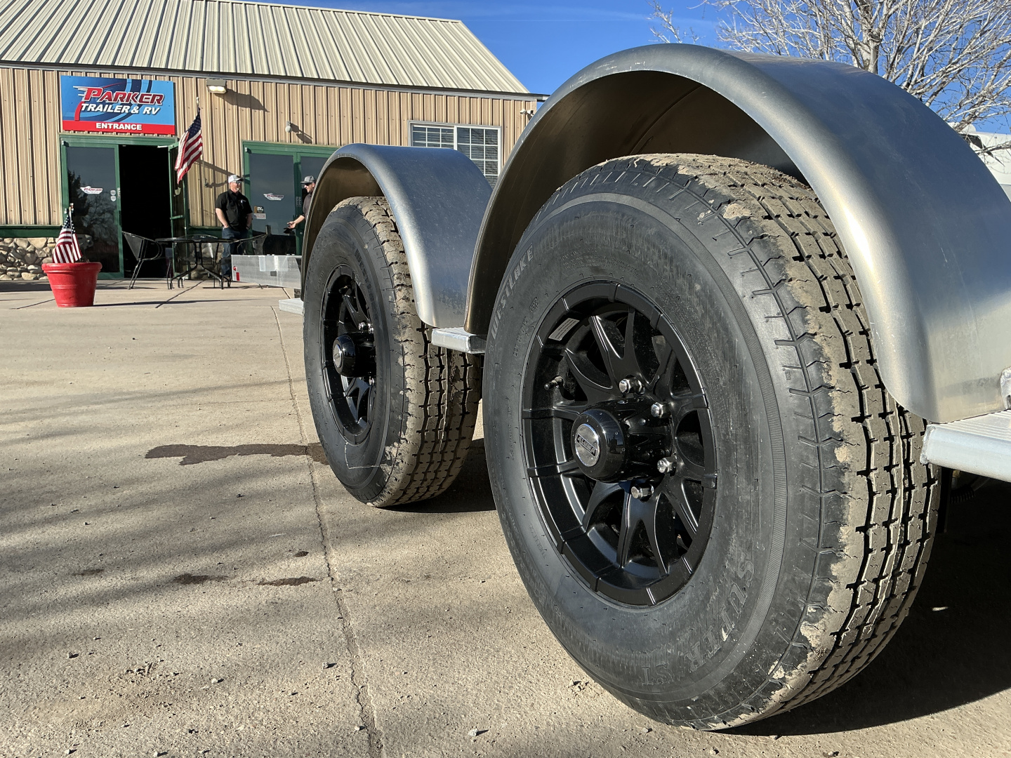 New 2026 Aluma 8220H-LP-TILT-TA-EL-R-RTD Flatbed Trailer