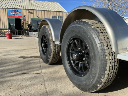 New 2026 Aluma 8220H-LP-TILT-TA-EL-R-RTD Flatbed Trailer