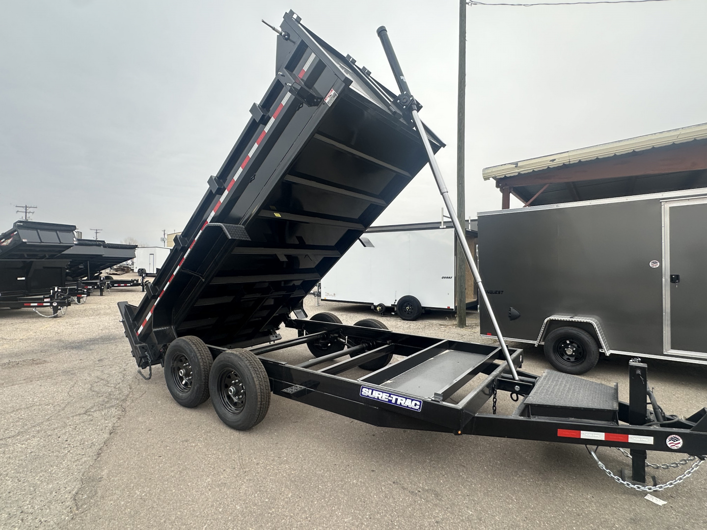 New 2026 Sure-Trac 7X14 14K Tel Dump Trailer