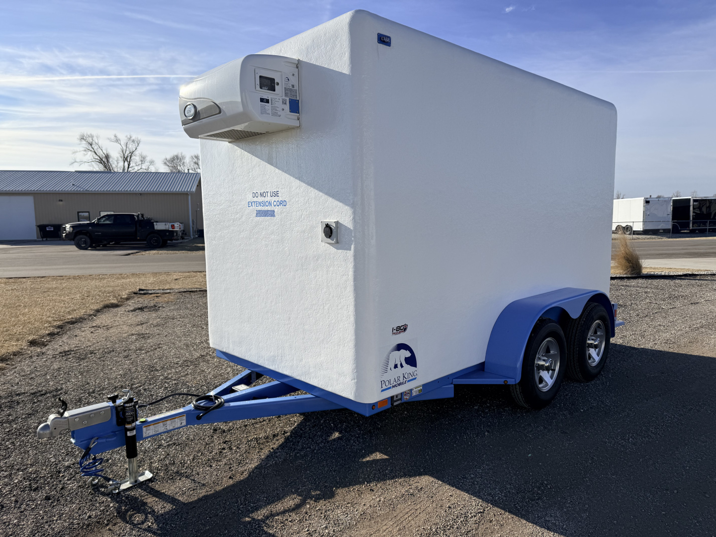New 2026 Polar King Mobile 6'x12' 7k Enclosed Refrigerated Freezer Trailer