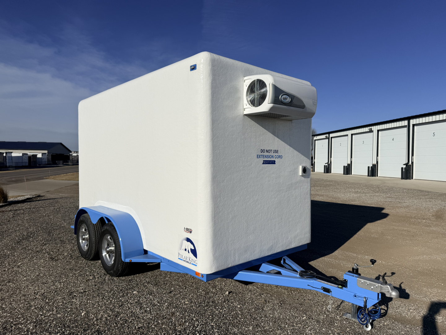 New 2026 Polar King Mobile 6'x12' 7k Enclosed Refrigerated Freezer Trailer