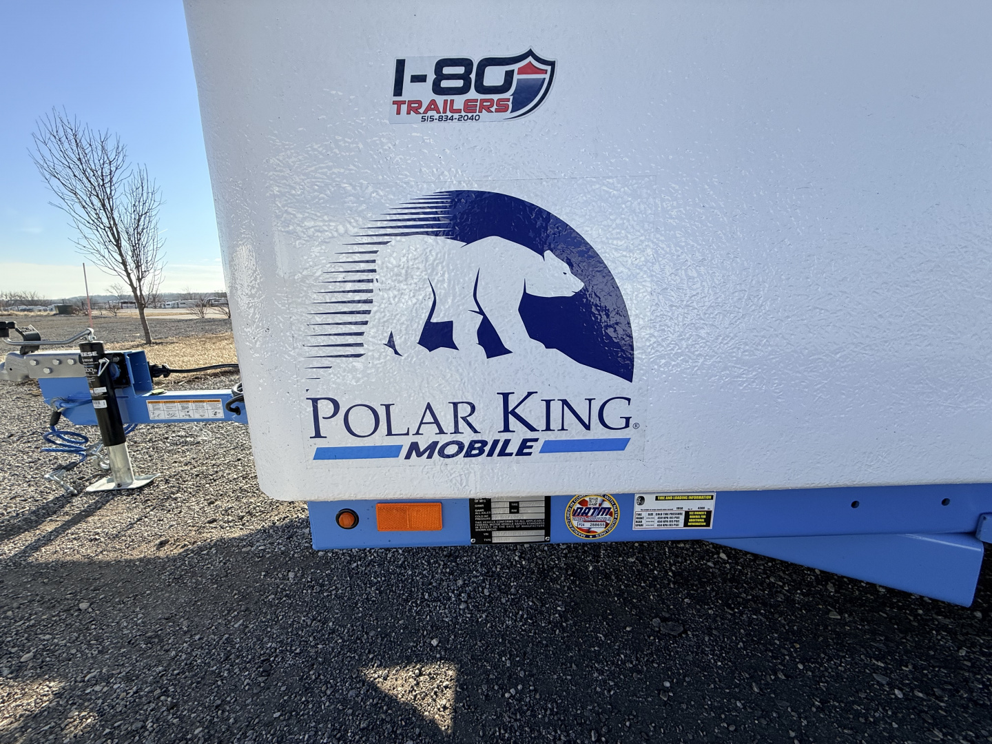 New 2026 Polar King Mobile 6'x12' 7k Enclosed Refrigerated Freezer Trailer