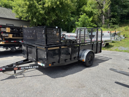 New PJ Trailers 72" x 12' U2 -- 24" Solid Sides