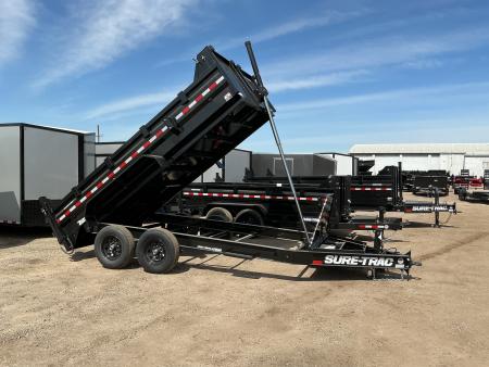 New 2026 Sure-Trac 7X14 15.4K Pro Series Tel Dump Trailer
