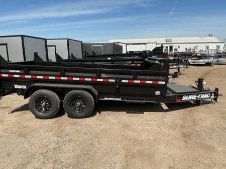 New 2026 Sure-Trac 7X14 15.4K Pro Series Tel Dump Trailer